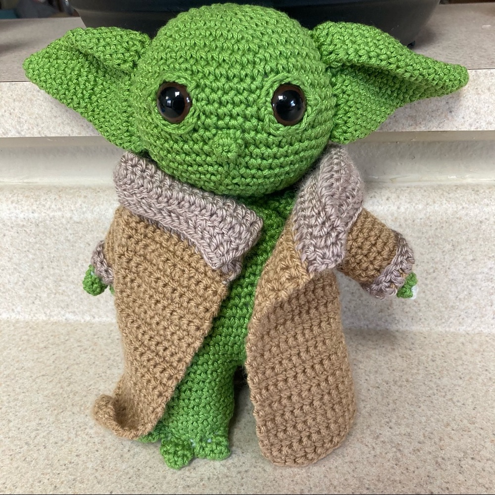 Baby Yoda: Crocheted Doll